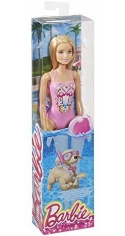 Barbie Muñeca Surtido Playa Modelo Dwj99 Original Mattel