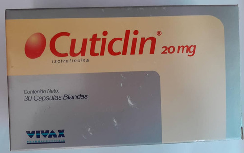 Cutuclin 20 Mg X 30 Cápsulas Blandasisotretinoina