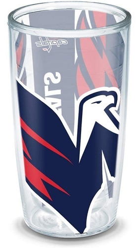 Nhl Lavar Capitales Colos Vaso De Envolver 16 Oz Clara