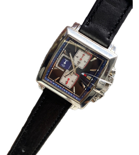 Reloj Tommy Hilfiger Para Hombre Cronografo Garantía F90335 Negro Plateado Azul (Usado)