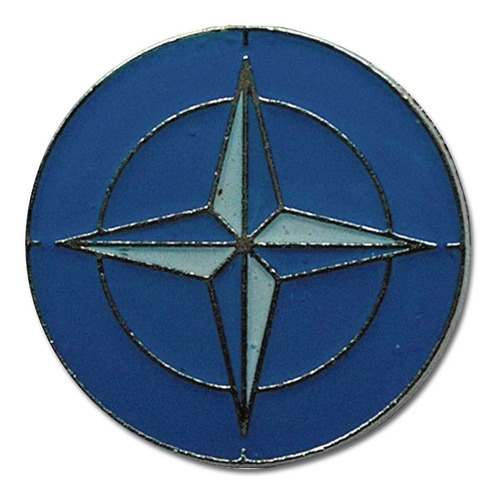 Insignia Pin Militar Metálico Fuerzas De La Otan