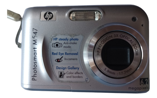  Hp Photosmart M547 Compacta Color Plata Usada