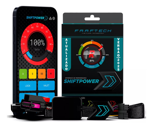 Modulo Chip Potência Gas Pedal New Faaftech Shiftpower Eco
