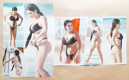 Celia Lora En Dos Pósters De Tv Notas. 41.5 X 28 Cm. 2x (Usado)