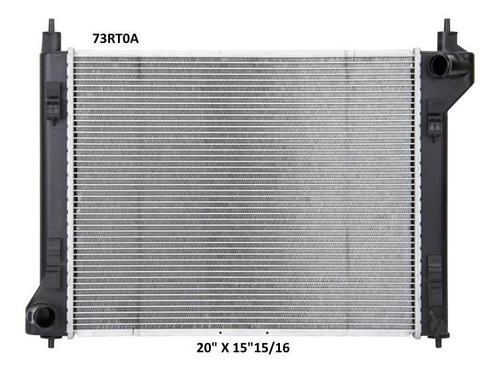 Radiador Nissan Sentra 2017 Deyac T/m