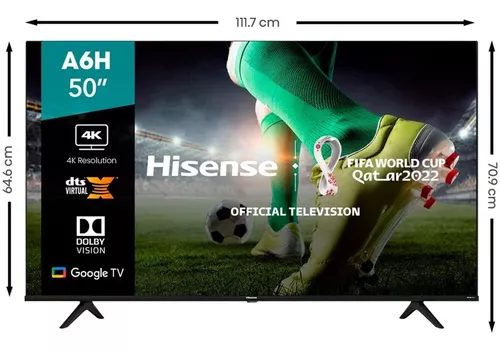 Television Hisense Pantalla 50 Pulgadas 4k Ultra Hd Smart Tv