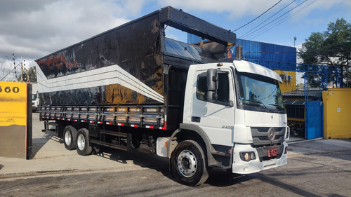 Mercedes Atego 2426 Modelo 2018 Com Carroceria Carvoeira