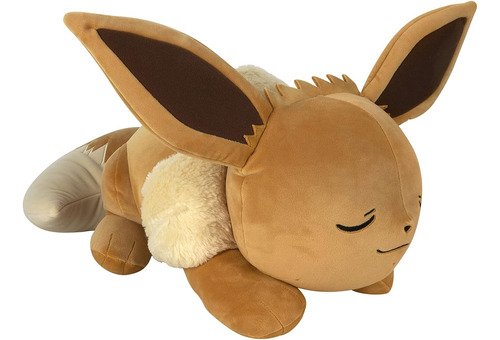 Pokémon - Eevee Durmido De Peluche De 18 Pulgadas, Pokémon D