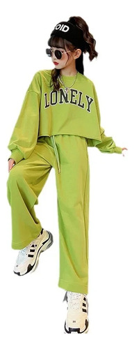 Conjunto De Pantalones Acampanados De Estilo Coreano Para Ni