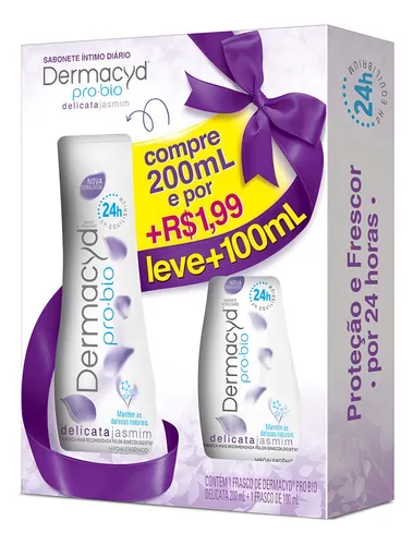 comprar Kit Sabonete Líquido Íntimo Delicata Dermacyd
