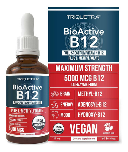 Vitamina B12 5000 Mcg Triquetra Health 30 Ml