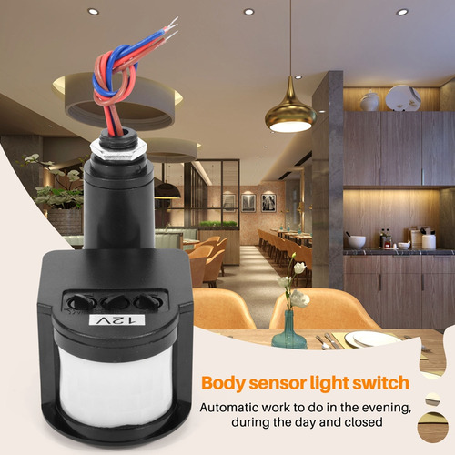 Interruptor Automático De Sensor De Movimiento Pir Infrarroj