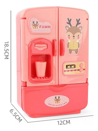R Nevera De Juguete Para Niños, Mini Juego De Cocina.ab