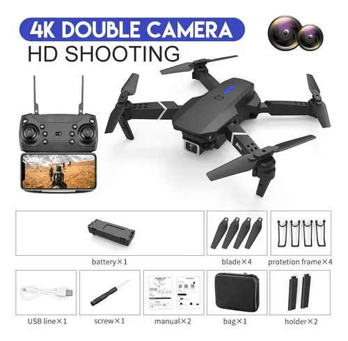 comprar Drone Doble Cámara 4k Hd Wifi Fpv Drones Profesionales Barat