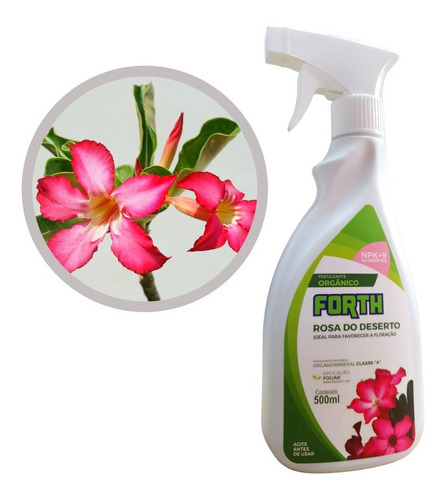 Fertilizante Forth Rosa Do Deserto Pronto Uso 500ml