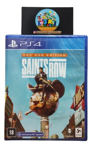 Saints Row Day One Edition Ps4 Lacrado Mídia Física