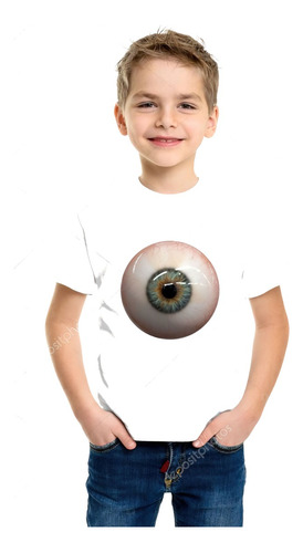 Playera Ojo Realista 3d Aesthetic Rock Floyd Niño Niña Punch