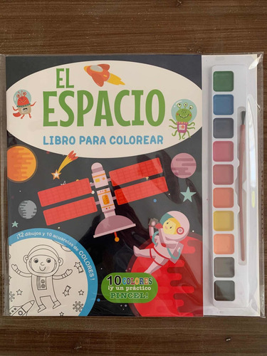 Libro Para Colorear Con Acuarelas