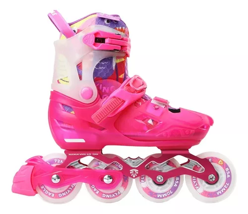 Mochila Para Patines Flying Eagle Modelo Movement Rosa