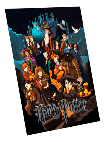 Poster Mural Hd  Full Color - Harry Potter - Animado