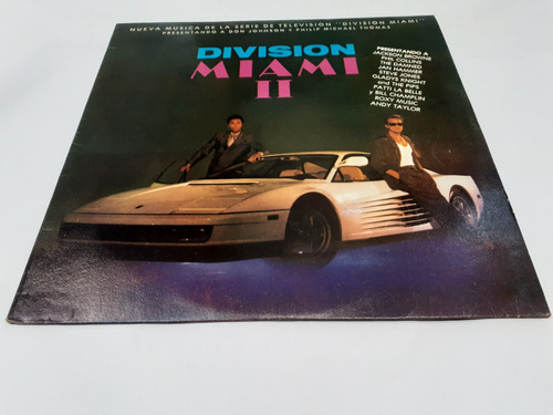 División Miami Ii, Banda De Sonido - Lp 1986 Nacional Nm