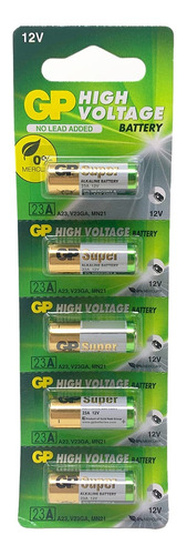 Pilas Baterías 23a 12v Gp Blister De 5 Unidades Originales