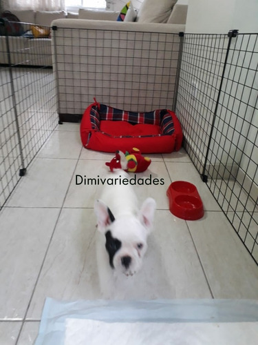 Cercado P/cachorro,pequeno Porte Desmontável 6.6/10 Trava 