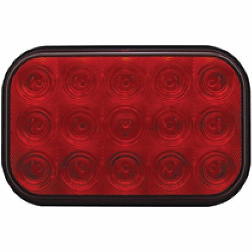 Plafon Rectangular Repuesto 15 Led Rojo No.7091