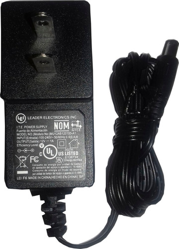 Cargador Eliminador Fuente Para Tira Led Camara 12v 1a 70pzs