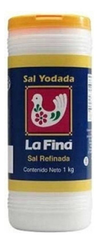 3 Pza Sal La Fina Refinada Yodada 1 Kg