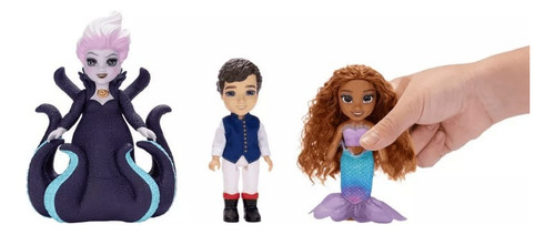 The Little Mermaid - Pequeña Ariel, Ursula Y Eric - Jakks