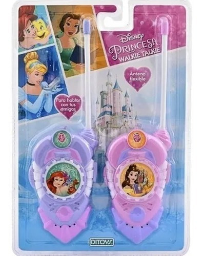 Walkie-talkie Princesas Original Ditoys Juguete