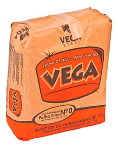 Palha De Aco Vega No.0 - Kit C/20 Peca
