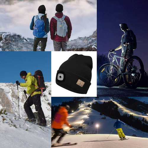 Gorro Bluetooth Sem Fio Para Música Mais Quente
