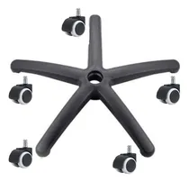 Comprar Base De Silla Giratoria Nylon Pesado Aspa Con Ruedas De Pvc