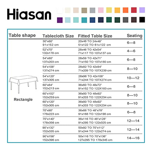 Mantel Rectangular Impermeable Lavable Para Comedor 152 X 35