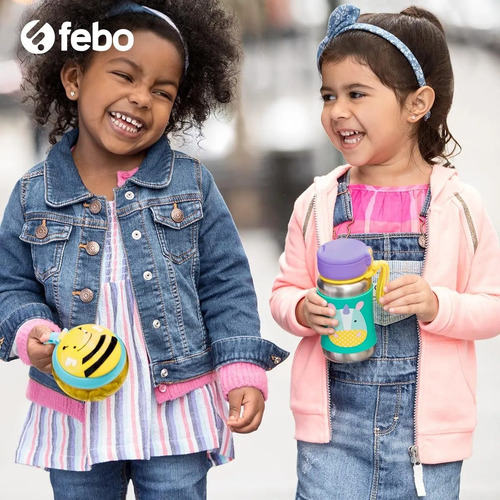 Imagen 4 de 5 de Termo Acero Infantil Skip Hop Niños Bebida 350ml Febo