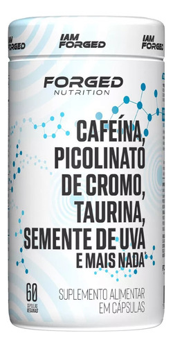 Cafeina Picolinato De Cromo 60caps - Forged