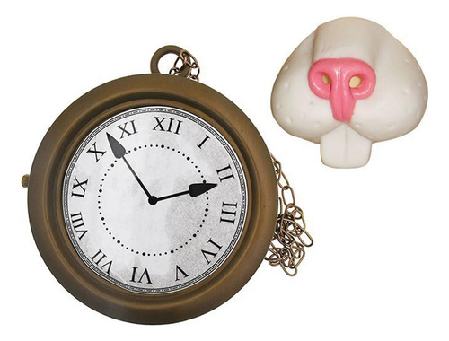 2025 Collar Con Reloj De Bolsillo Y Nariz De Conejo For