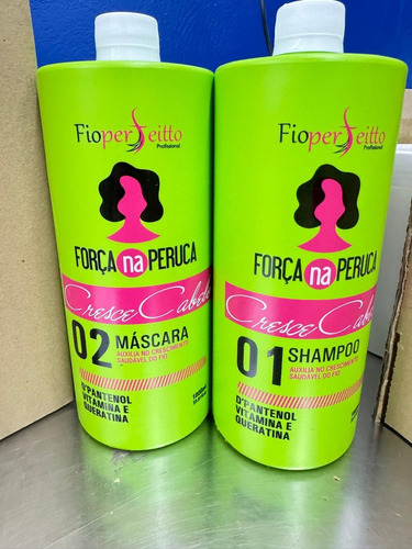 Hidratação Força Na Peruca Fioperfeitto Cresce Cabelo