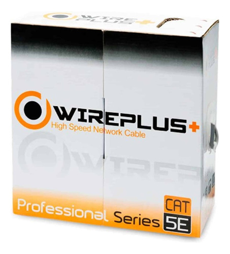 Bobina De Cable Utp Wireplus Cat5e 100 Metros Indoor