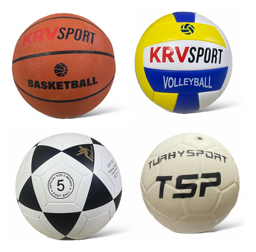 Combo Pelotas Futbol Basquet Handball Voley Deporte Clubes