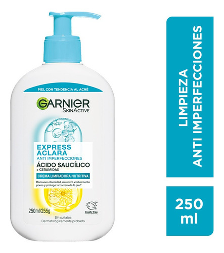 Crema Limpiadora Hidratante Anti-imperfecciones De Garnier Acneica Día/noche