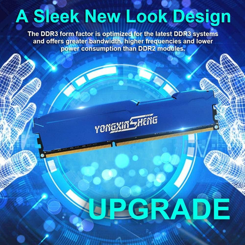 Memorias Ram Yongxinsheng, Ddr3, 2 X 8 Gb, Cl9 De 1333 Mhz