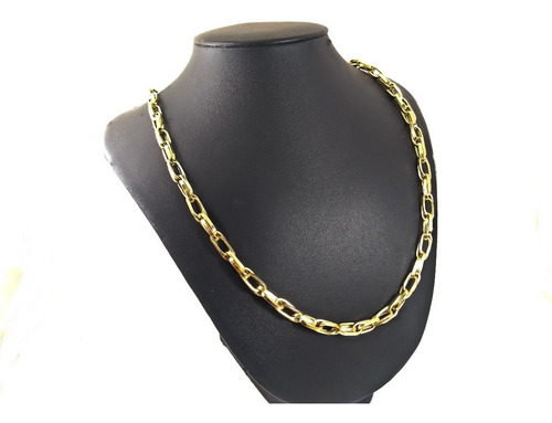 Cordão Baguete Duplo 22gr 65cm Ouro18k Nota Fiscal