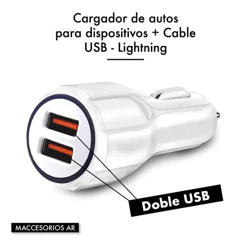 ULTRA Cargador Ultra Rapido Compatible con Iphone USB ULTRA