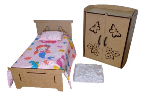 Kit Quarto Para Boneca Baby Alive Ou Similares De 30/35cm