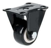 Comprar Rodaja Llanta De Pvc Para Muebles Negra Fija 2 Pulgadas