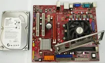 Comprar Kit Placa Mãe Kit Pcchips A51g  1333 + Hd 500 Gb (0881)