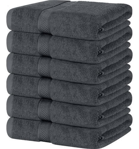 Utopia Towels Juego De 6 Toallas De Baño Pequeñas, 100% Algo